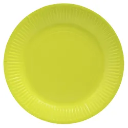 PROnappe Pappteller, kiwigrün 23 cm