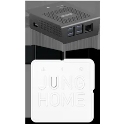 Jung SV-S2-BT S GW SV-Server-Set Smart Control 5 mit Eurostecker