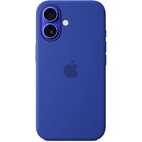 Silikon Case mit MagSafe, Handyhülle blau, iPhone 16