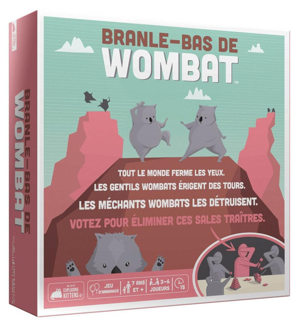 Asmodee Branle-bas Wombat-uitdaging bordspel