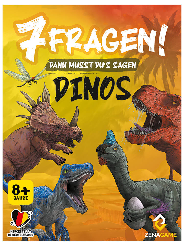 ZENAGAME Kartenspiel "7 Fragen! Dinos" - ab 8 Jahren - onesize