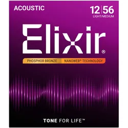 Elixir 16077 Phosphor Nanoweb Light-Medium | 012-056 - Saiten Westerngitarre