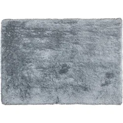 Tom Tailor Teppich Flocatic UNI grau 160 cm x 230 cm