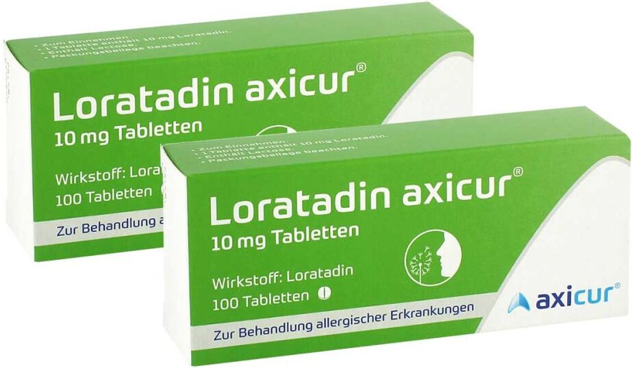 Loratadin axicur 10 mg Tabletten