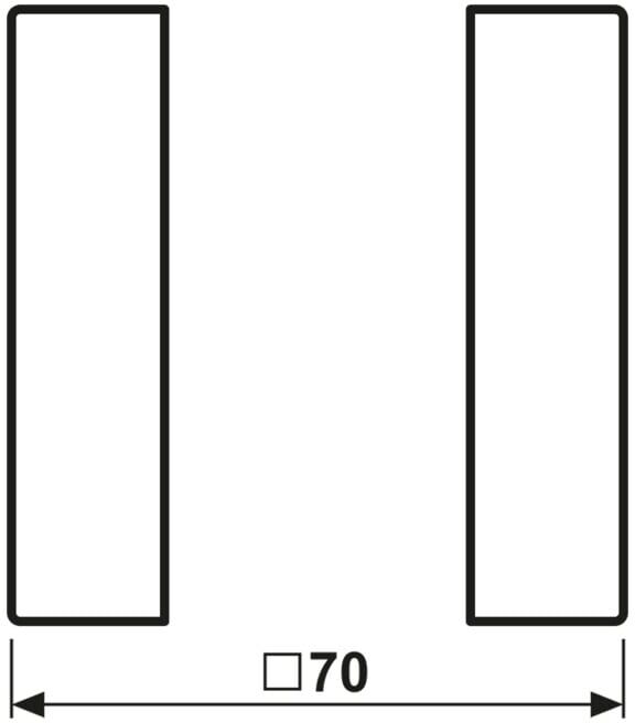 Jung Ensemble de touches complet 1-gang LS 501 TSA SWM (LS501TSASWM)