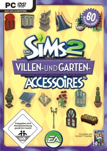 EA GAMES - Die Sims 2 - Villen- und Garten-Accessoires (Add-On) - Preis vom 11.10.2026 03:10:56 h