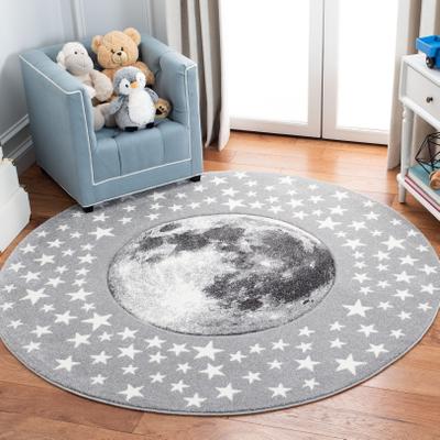 SAFAVIEH Carousel Kids Aine Moon Rug