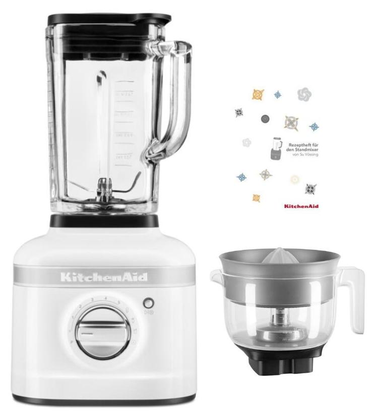KitchenAid K400 Standmixer Saftpaket Weiß