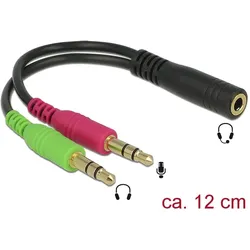 DeLOCK - Audio-Adapter - Stereo Mini-Klinkenstecker (W) bis Stereo Mini-Klinkens...