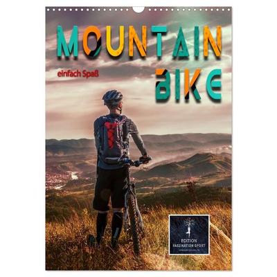 Mountainbike - einfach Spaß (Wandkalender 2027 DIN A3 hoch), CALVENDO Monatskalender