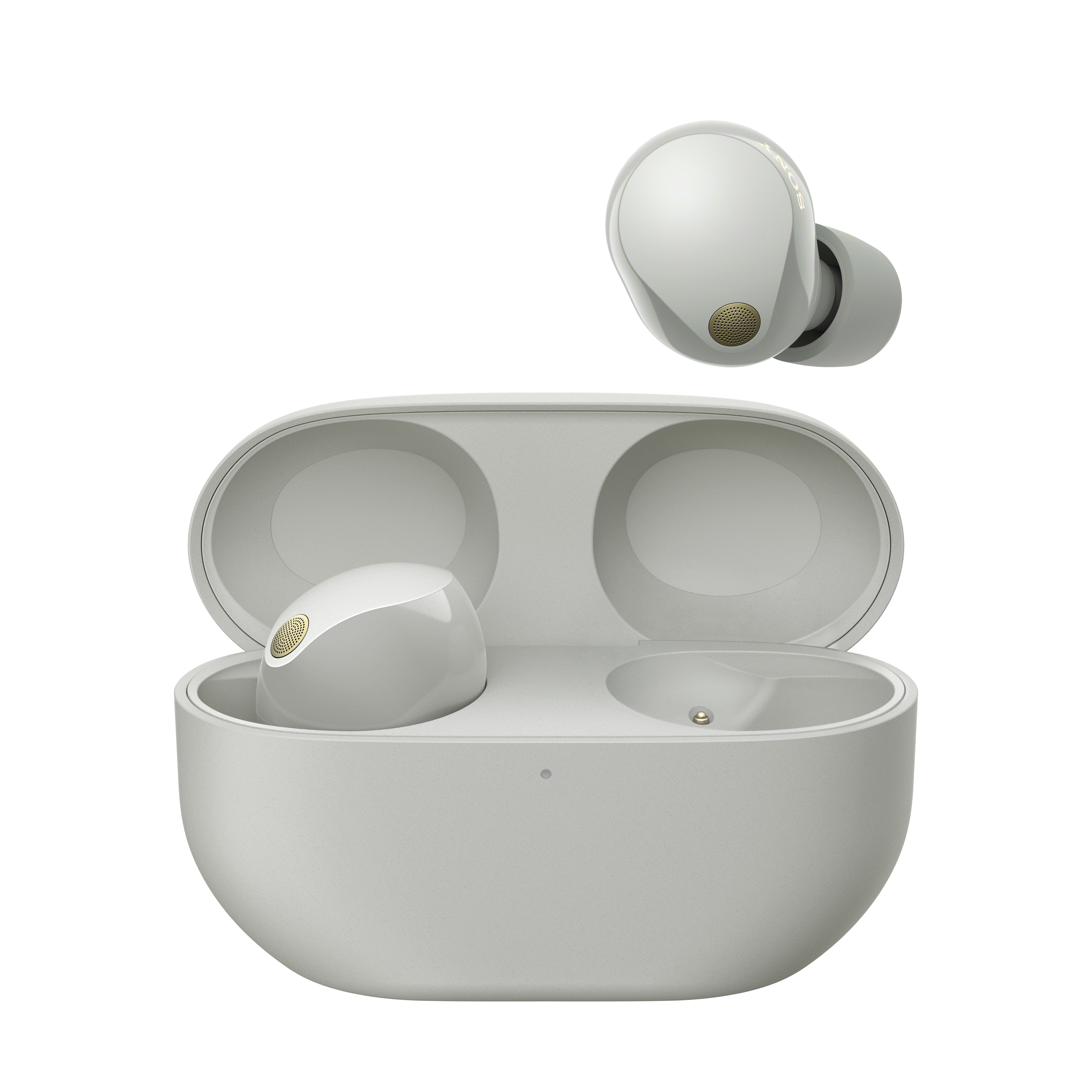 Sony WF-1000XM5 In-Ear Bluetooth Kopfhörer kabellos IPX4 (Silber) WF1000XM5S