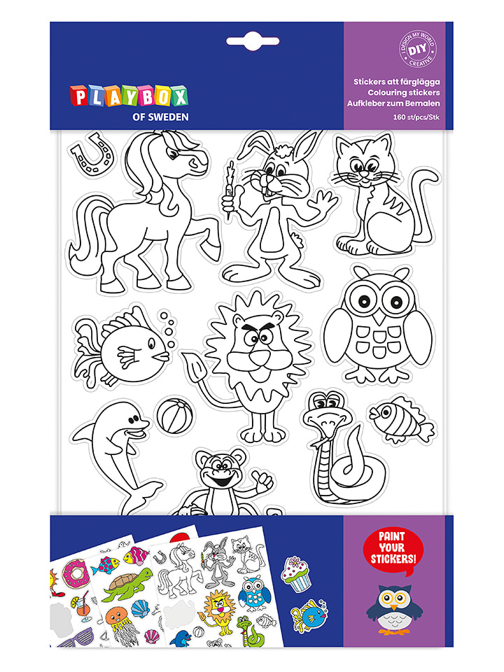 Playbox Aufkleber - 160 Stück - onesize