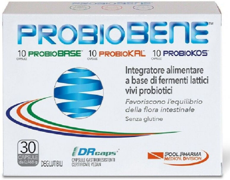 Pool-Pharma Probiobene Integratore Fermenti Lattici 30cps