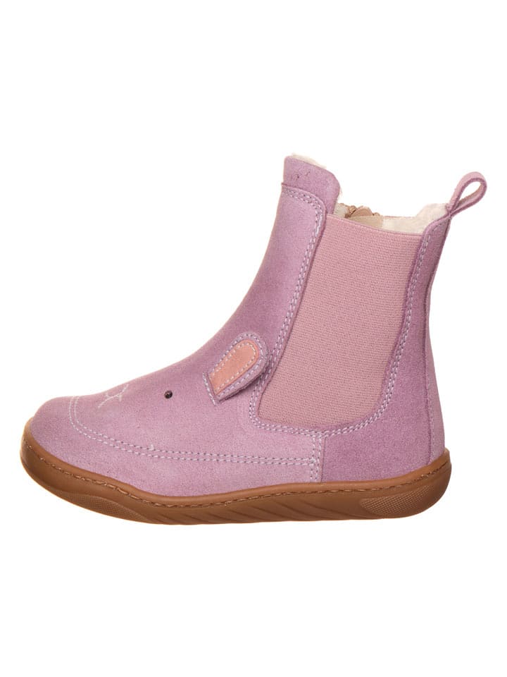kmins Leder-Barfuß-Boots in Lila - 33