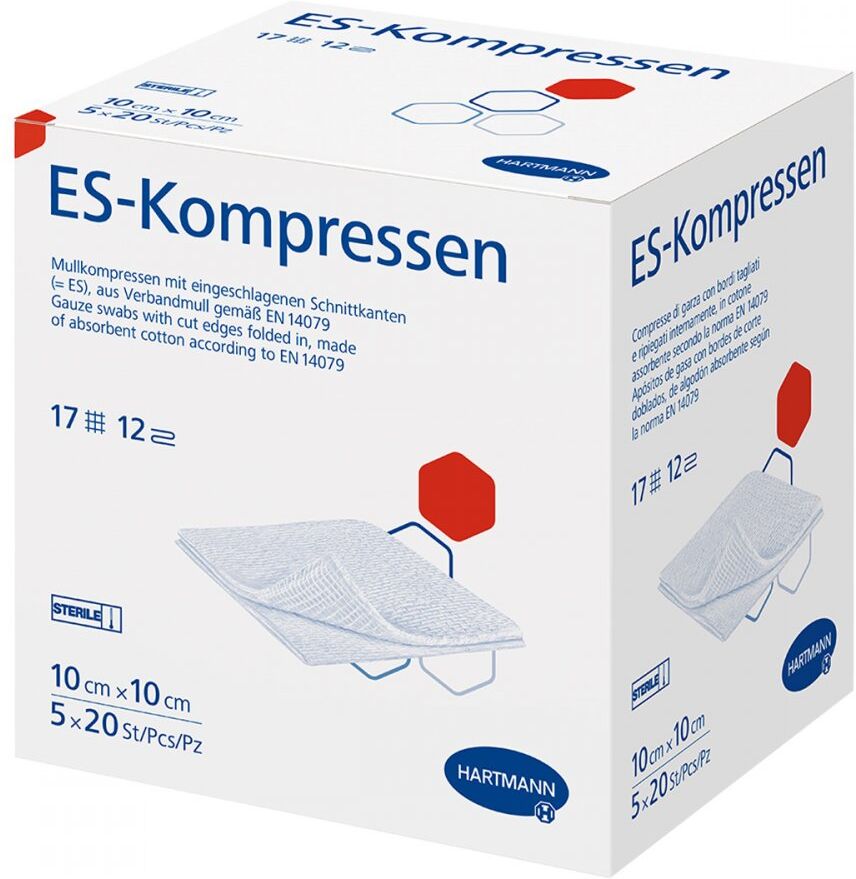 Es-kompressen steril 10x10 cm Grosspackung