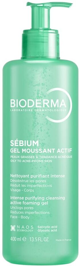 Bioderma Sebium Gel Moussant Actif Reinigungsgel 400ml