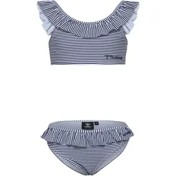 hummel hmlFRILLI Bikini Mädchen 7532 - navy blazer/bright white 104