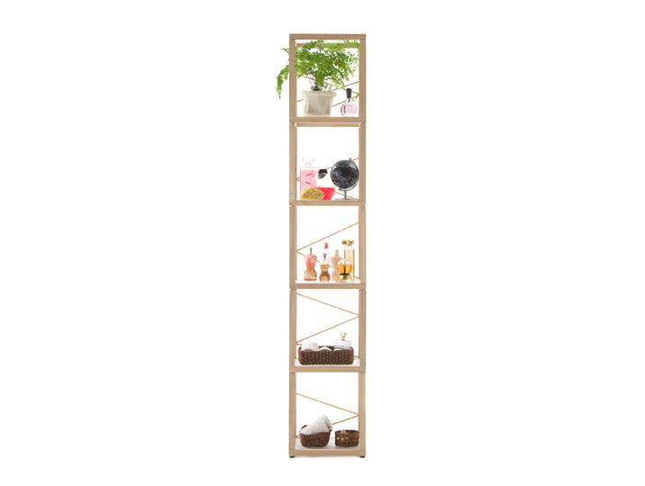 LE ZIE DI MILANO système modulaire LE TORRI DI ZIA BABELE BATO5 (chêne naturel - Bois massif et acrylique)