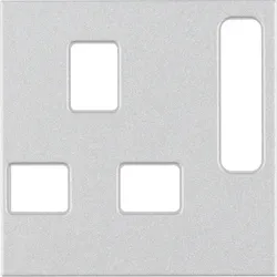 Berker Zentralstück British Std. B.7 aluminium 3313071404