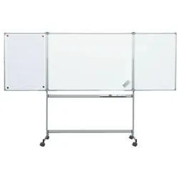 MAUL Mobile Whiteboard-Klapptafel kunststoffbeschichtet »6338184«, 300 x 100 cm weiß