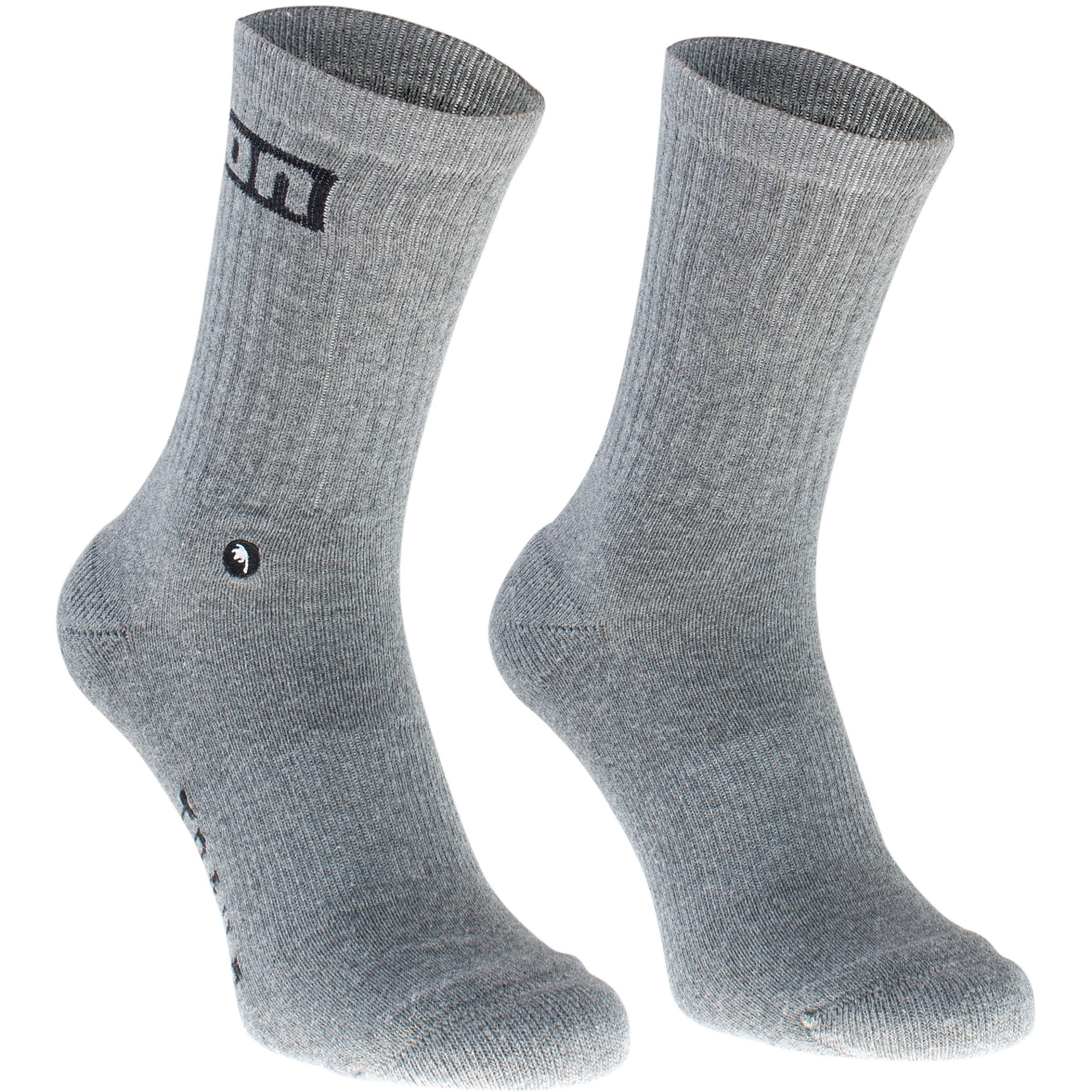 ION Logo Fahrradsocken grau Größe 35 Mountainbike Hautfreundlich