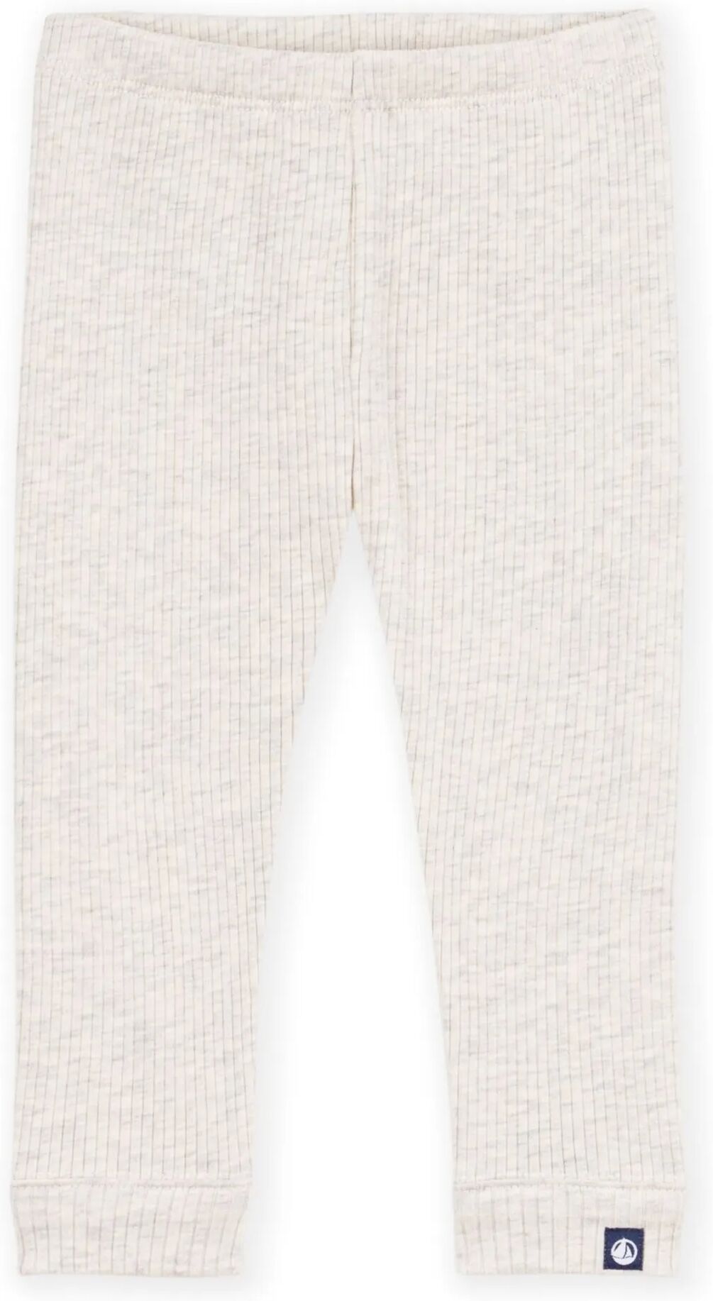Petit Bateau Legging Côtelé Beige chiné 6 mois