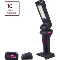 Gomag Akku Arbeitsleuchte GO-AL20 Lampe Brushed 300Lm 20V 4,0 Ah akku &Ladegerät