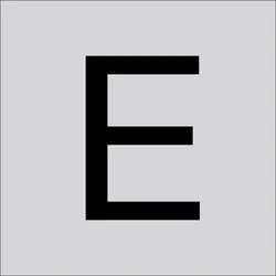 RZB 99223.013.E Buchstabe "E",120mm