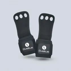 SVELTUS Cross-Training Hole Hand Grip Premium S/M x2 - Black - STK