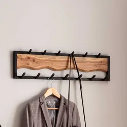 Garderobenleiste Wandgarderobe im Industry und Loft Stil 80 cm breit