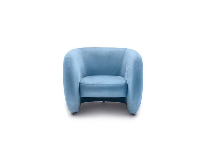 Sessel Balham blau, Designer Werner Aisslinger, 95.6x74.6x84.1 cm