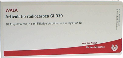 WALA Heilmittel GmbH ARTICULATIO radiocarpea GL D 30 Ampullen 10X1 ml 02907253