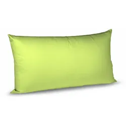 fleuresse Satin-Kissenbezug Satin 40 x 80 cm Grün Apfelgrün