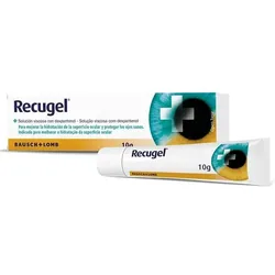 Bausch + Lomb, Augenpflege, Recugel Feuchthalte-Augencreme 10g (Augenpflege Gel, 10 ml, Tag)