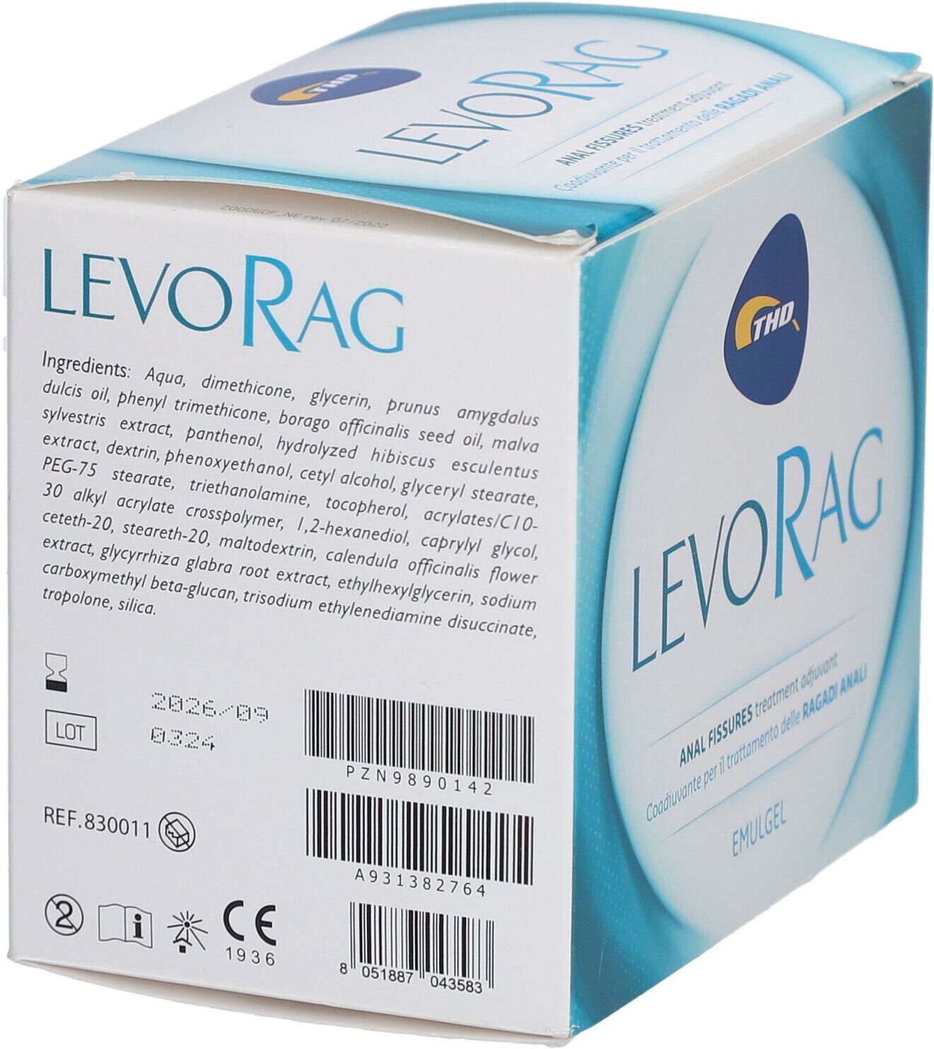 Thd Levorag EmulGel Einzeltuben mit je 3,5 ml 20x3,5 Salbe