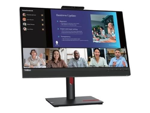 Lenovo ThinkVision T24v-30 LED-Monitor 61 cm (24 inch) FHD met Webcam en Hub