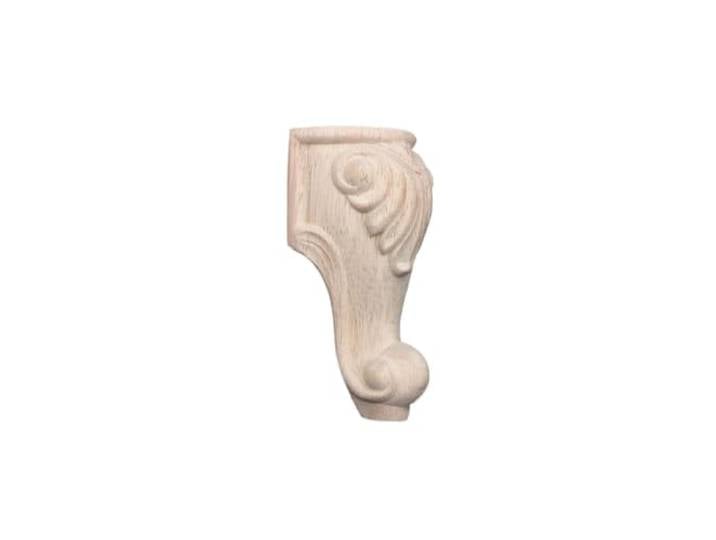 MKYYIOED Möbelfüße Holz 2/4 Stück Holzmöbelbeine For Sofa, Couch, Stuhl, Couchtisch, Schrankfüße(N 15cmX8cmX6cm)