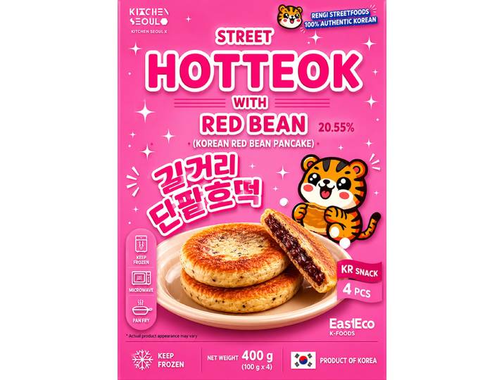 EastEco Hotteok aux haricots rouges - 400 g