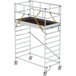 MUNK Rollgerüst SG mit Doppelplattform 1,35x2,45m Plattform 5,07m AH