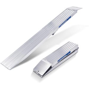 Mauderer Auffahrrampe SuperLeicht AOK30/05 2 Stück, klappbar, 300cm Länge, Aluminium, 450kg Tragkraft