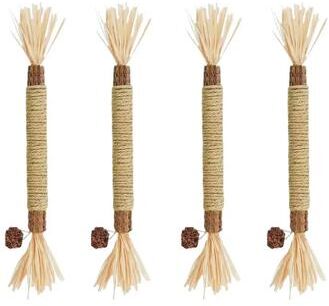 Inspired Living Catnip Dental Chew Stick For Teeth Cleaning And Play 4pcs