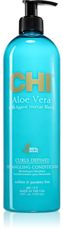 CHI Aloe Vera Curl Enhancing Shampoo Shampoo für welliges und lockiges Haar 739 ml