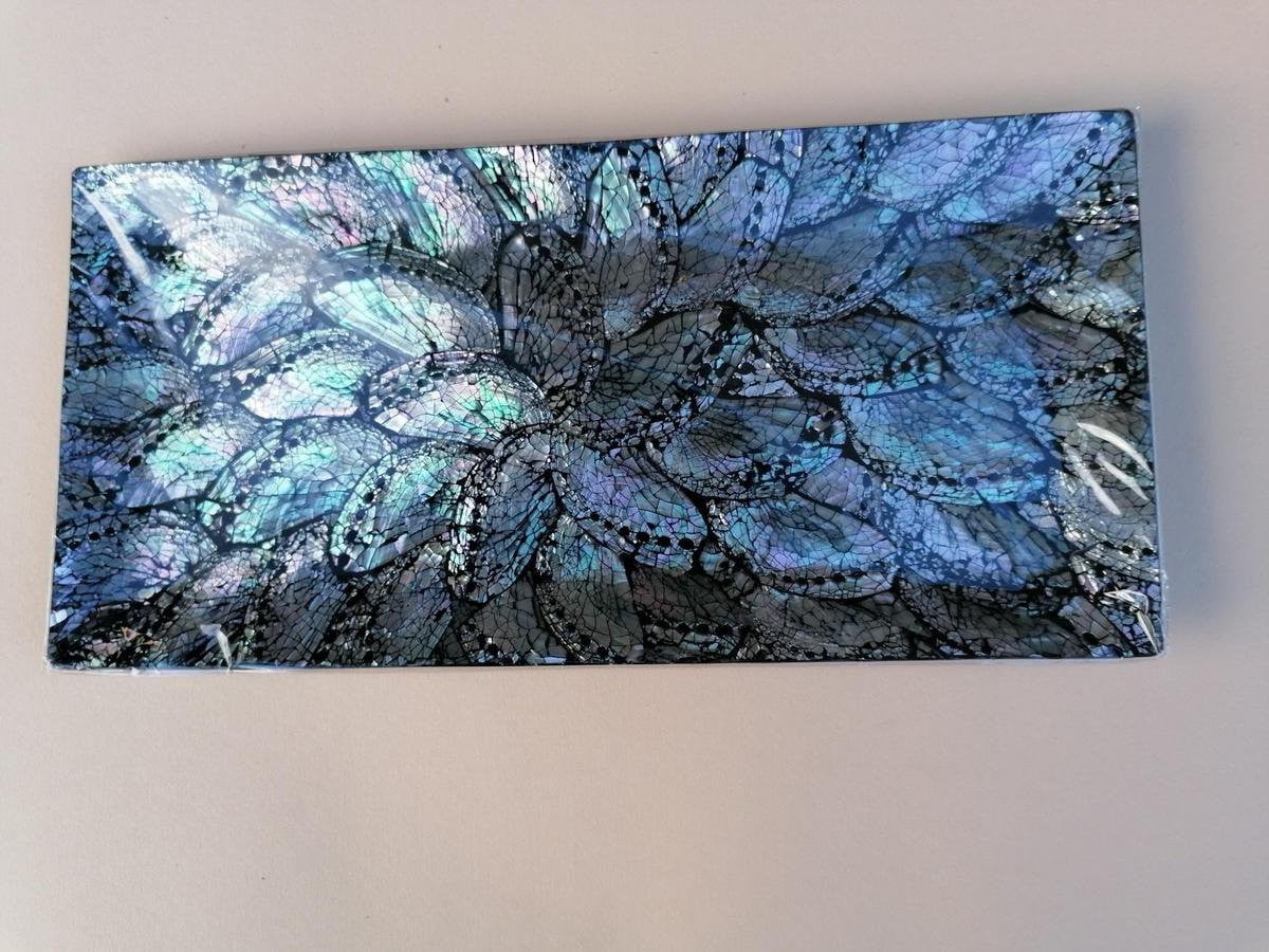 Abalone schelp sierschaal en serveerblad