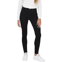 Only Mila Jeans mit hohem Bund in Schwarz-W27 / L32