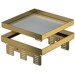 OBO 7409064 Quadratische Kassette blind 243x243mm Messing RKN2 UZD3 9MS25