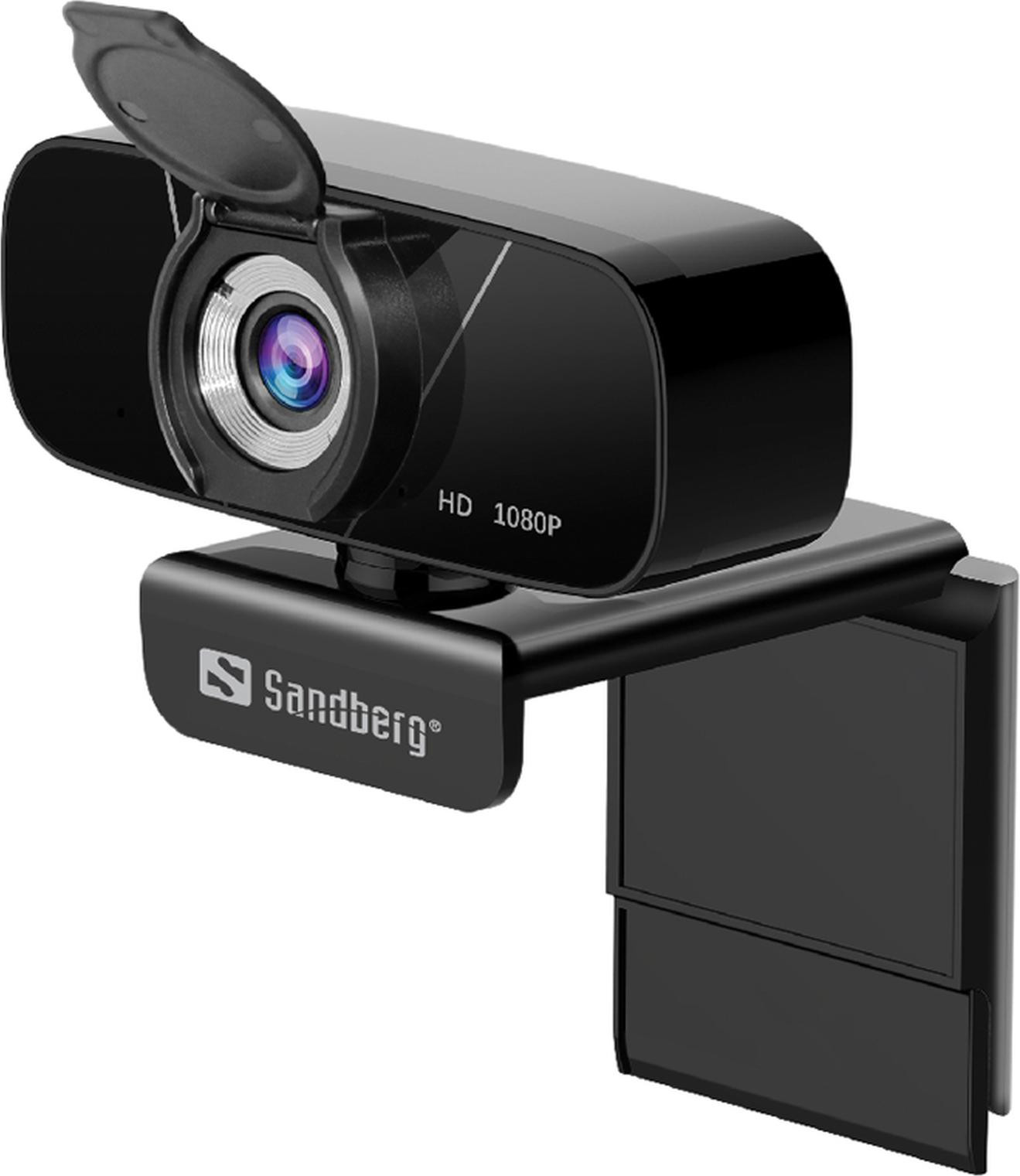 Sandberg USB-webcam voor videogesprekken, 1080p HD