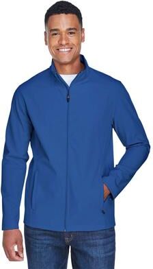 Team 365 TT80 Men's Leader Soft Shell Jacket in Sport Royal Blue size Small