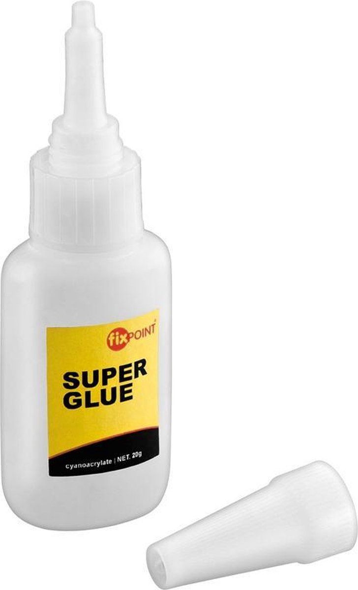 Fixpoint superlijm extra sterk - 20 gram - Wit