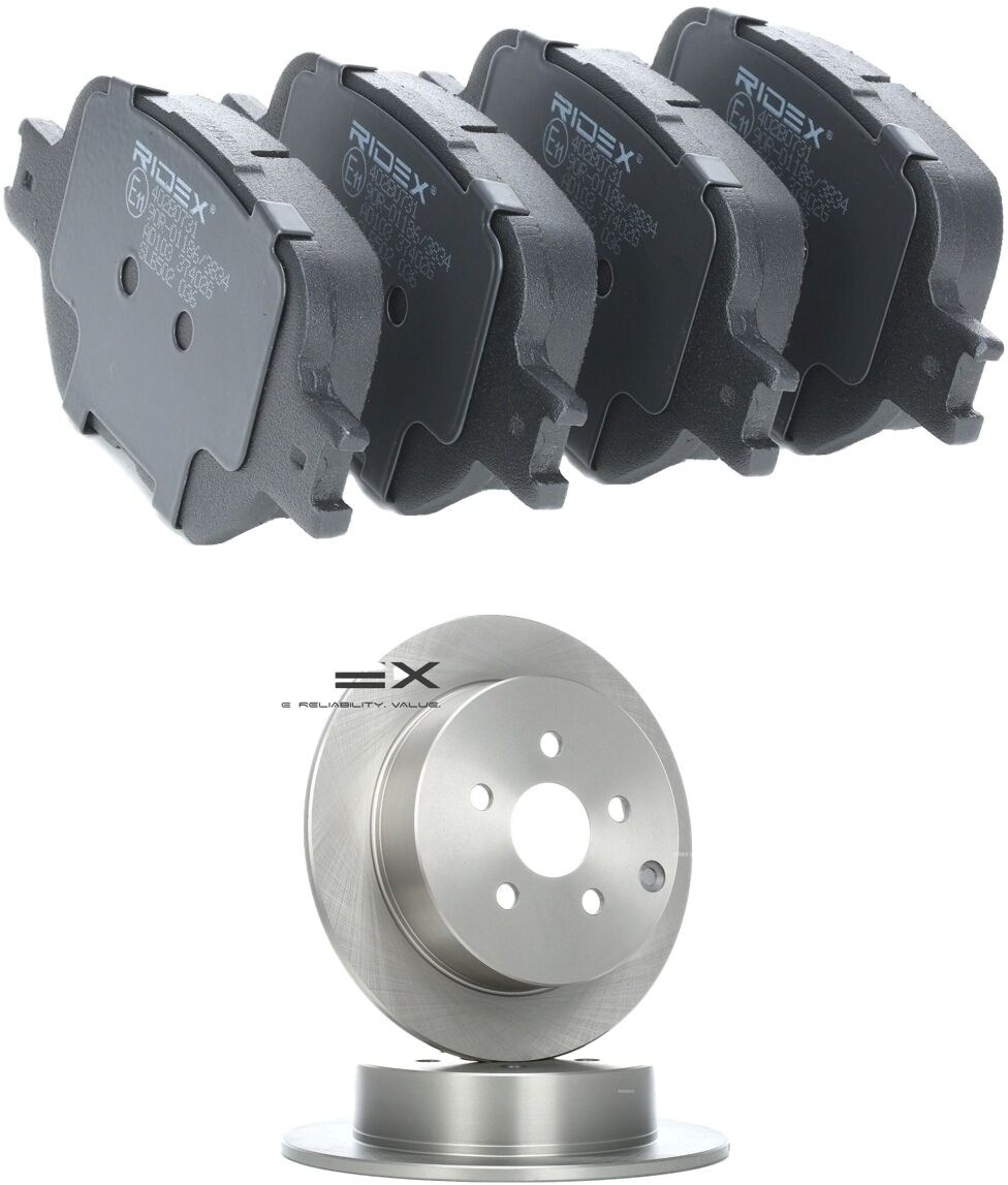 RIDEX 3405B2709 Bremsscheiben und -beläge