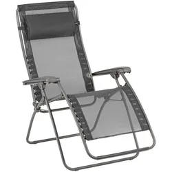 Lafuma Relaxliege RSXA CLIP, Stahl Titane / Batyline Black - Auslaufartikel